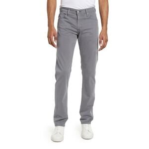 AG Tellis Modern Slim Sulfur Autumn Fog Sueded Pants 34x34 $178 NWT